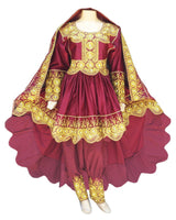 Elegant Afghan Gown Dress