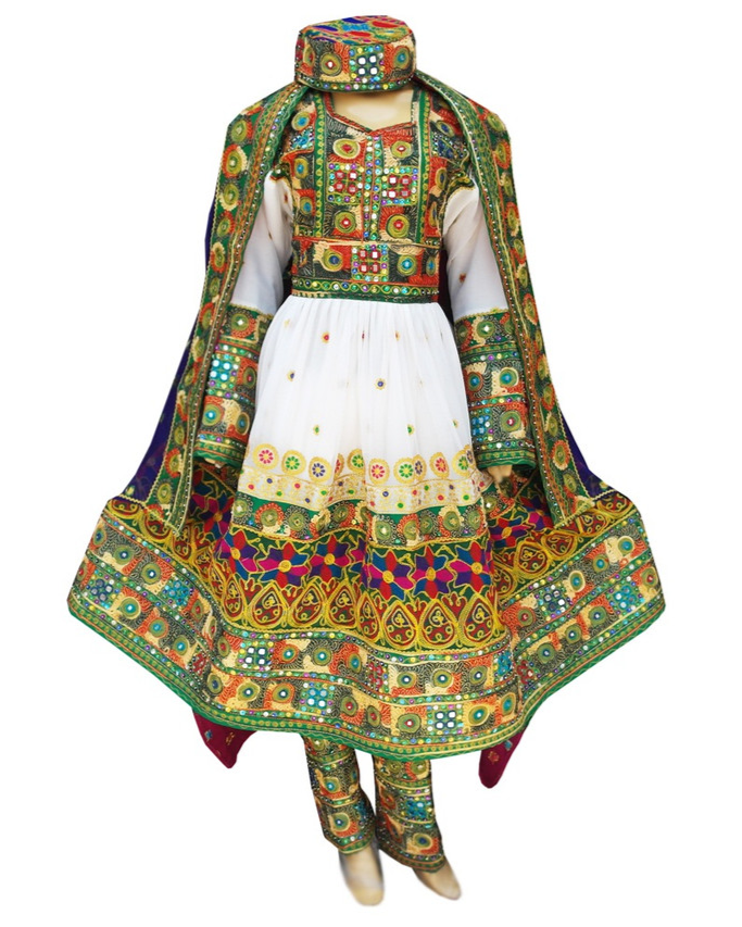 Afghan Traditional Hand Made Bridal Dress