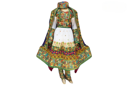 Afghan Traditional Hand Made Bridal Dress