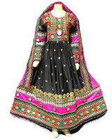 Afghan Women's Suit With Hand Embroidery Work