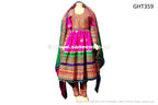 Hand Embroidered Afghan Traditional Bridal Dress