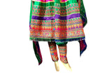 Hand Embroidered Afghan Traditional Bridal Dress