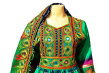 Afghani Banarasi Muslimah Embroidered Dress
