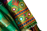 Afghani Banarasi Muslimah Embroidered Dress
