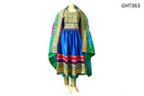 Afghan Wedding Dress Persian Bridal Clothes In Blue Color