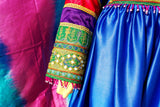 Afghan Wedding Dress Persian Bridal Clothes In Blue Color