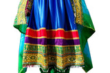 Afghan Wedding Dress Persian Bridal Clothes In Blue Color