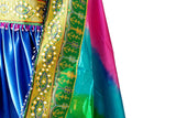 Afghan Wedding Dress Persian Bridal Clothes In Blue Color