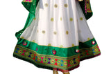 White Elegance Modern Afghan Muslim Wedding Dress