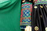 Afghani Suit In Black Color Afghan Fashion Clothes