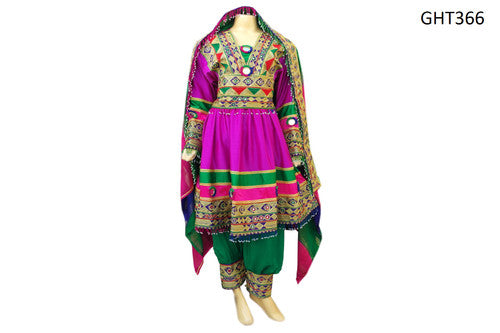 Afghan Clothing In Purple Color Muslimah Fashion Afghani Dress