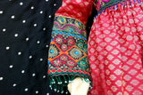 Afghan Traditional Dress In Red Color Muslim Wedding Dress