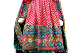 Afghan Traditional Dress In Red Color Muslim Wedding Dress