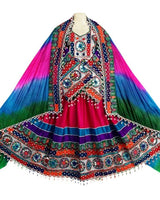Afghan Ladies Embroidered Frock