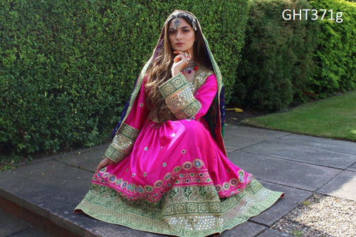 Muslim Bridal Dress In Pink Color Arabic Wedding Dress Small Muslim Bridal Dress In Pink Color Arabic Wedding Dress Small