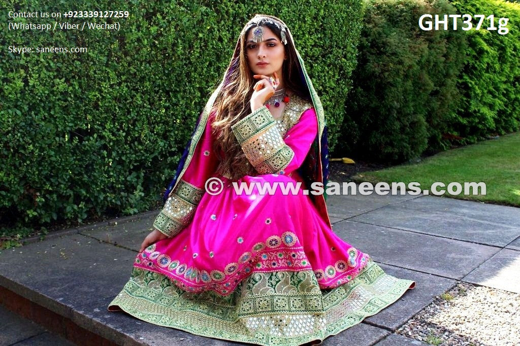afghan clothes, muslim bridal dress