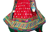 Muslim Bridal Dress In Red Color Afghan Traditional Clothes