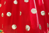 Muslim Bridal Dress In Red Color Afghan Traditional Clothes
