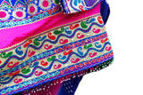 Arabic Wedding Dress Afghan Clothes In Blue Color