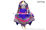 Arabic Wedding Dress Afghan Clothes In Blue Color