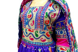 Arabic Wedding Dress Afghan Clothes In Blue Color