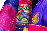 Arabic Wedding Dress Afghan Clothes In Blue Color