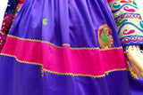 Arabic Wedding Dress Afghan Clothes In Blue Color
