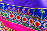Arabic Wedding Dress Afghan Clothes In Blue Color