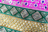 Muslim Wedding Gown Islamic Bridal Wear Pink Color With Lace Work