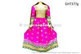Muslim Wedding Gown Islamic Bridal Wear Pink Color With Lace Work