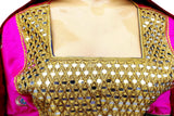 Muslim Wedding Gown Islamic Bridal Wear Pink Color With Lace Work