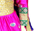Muslim Wedding Gown Islamic Bridal Wear Pink Color With Lace Work