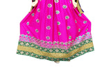 Muslim Wedding Gown Islamic Bridal Wear Pink Color With Lace Work