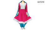 Muslim Bridal Wear In Pink Color Mulimah Fashion Afghani Dress