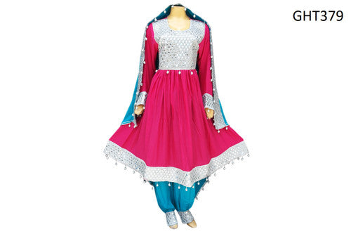 Muslim Bridal Wear In Pink Color Mulimah Fashion Afghani Dress