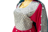 Muslim Bridal Wear In Pink Color Mulimah Fashion Afghani Dress