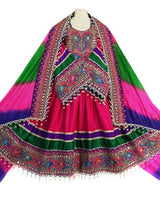 Afghani Bridle Hand Embroidered Dress