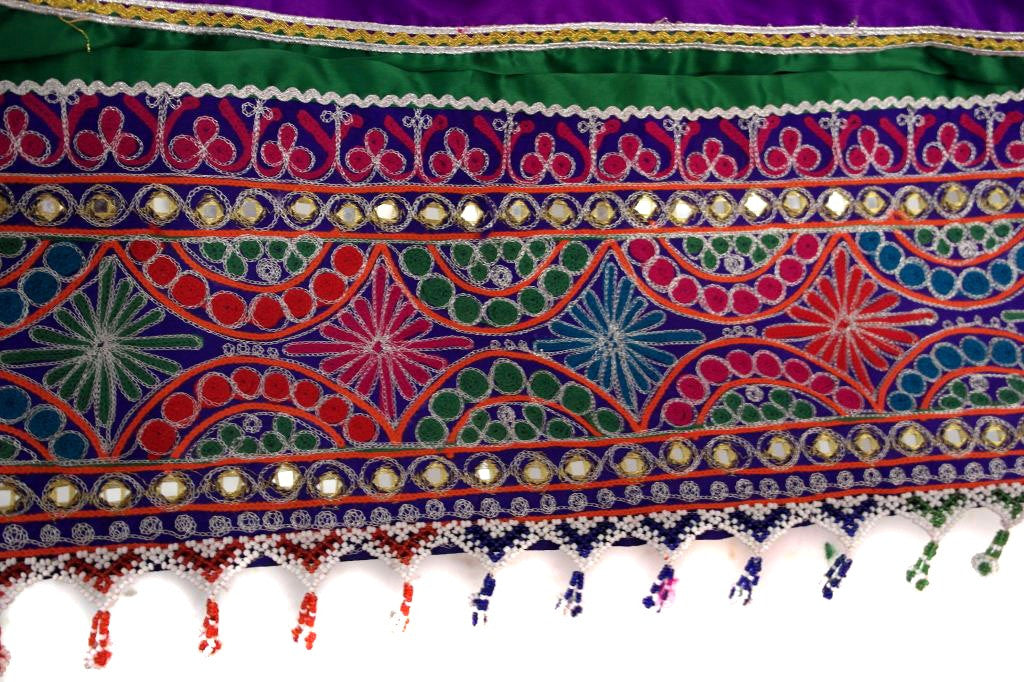 Afghan Dress with a tail Long Dress