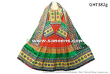 Afghani Dress In Red Color With Mirrors Work Islamic Wedding Dresses