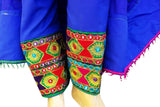 Afghan Gown In Blue Color