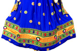 Afghani Dress In Blue Color