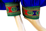 Afghani Dress In Blue Color