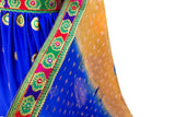 Afghani Dress In Blue Color
