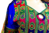Afghani Dress In Blue Color