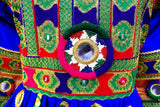 Afghani Dress In Blue Color