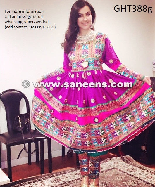 Pathani Traditional Dress In Purple Color