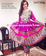 Pathani Traditional Dress In Purple Color