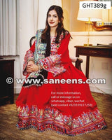 Pathani Dress In Red Color Afghan Clothes With Mirrors Work