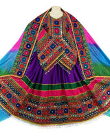Afghan Hand Embroidered Dress For Bridal