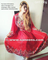 Afghani Dress In Red Color Muslimah Fashion Islamic Wedding Dresses